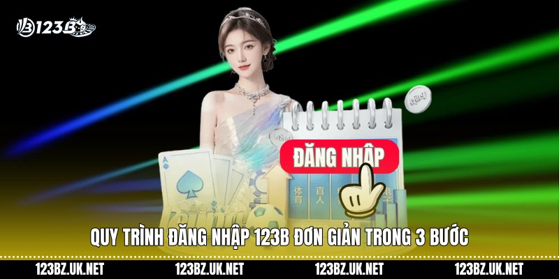 Quy trình đăng nhập 123B đơn giản trong 3 bước