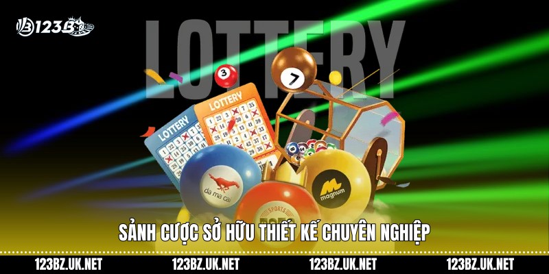 Sảnh cược sở hữu thiết kế chuyên nghiệp